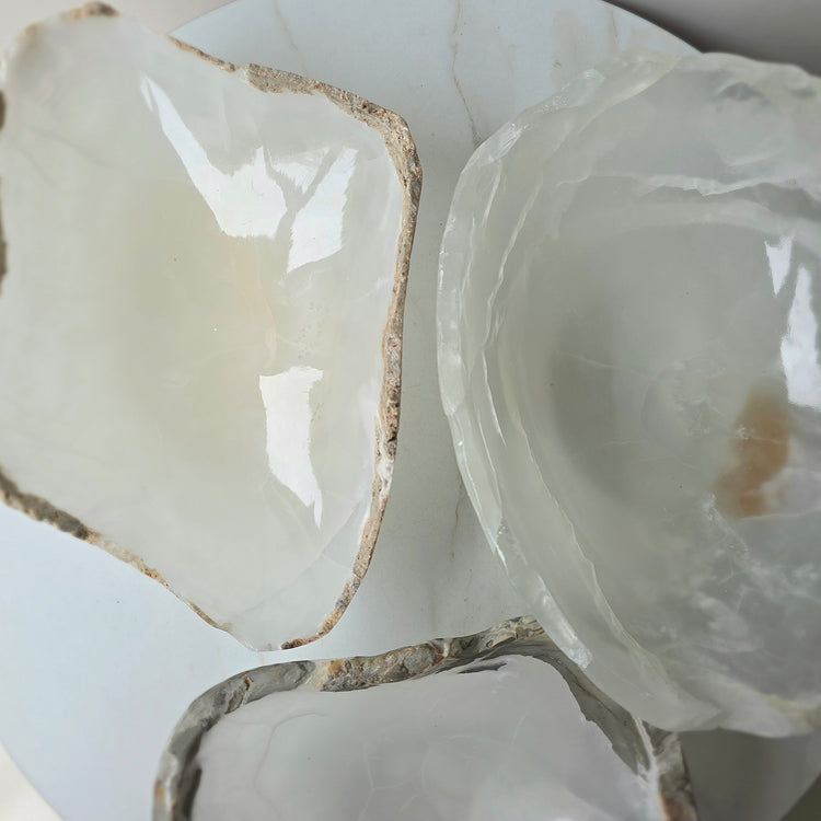 Onyx Crystal Decor Bowl Polished High Quality Mexico - Crystals and Me | Crystal Candles and Ethically Sourced Crystals