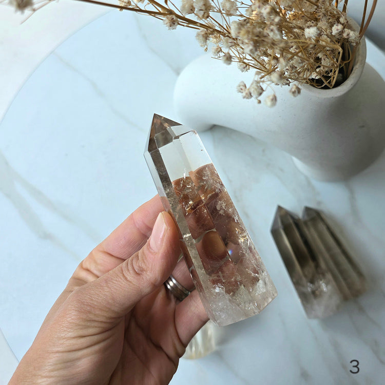 Natural Smokey Citrine Crystal Point High Quality Brazil - Crystals and Me | Crystal Candles and Ethically Sourced Crystals