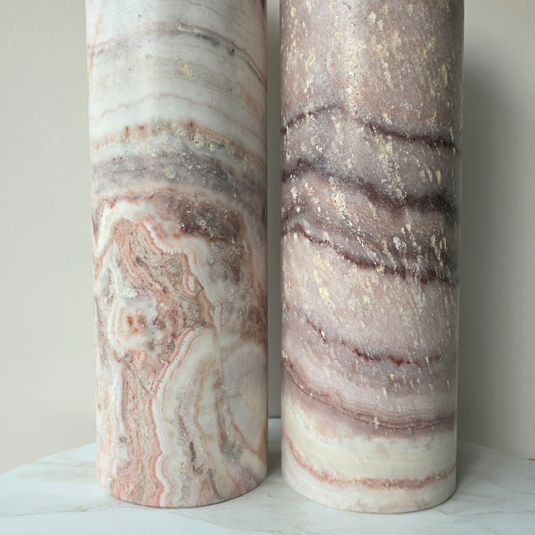 Onyx Crystal Home Decor Lamp Mauve Mexico XL - Crystals and Me | Crystal Candles and Ethically Sourced Crystals