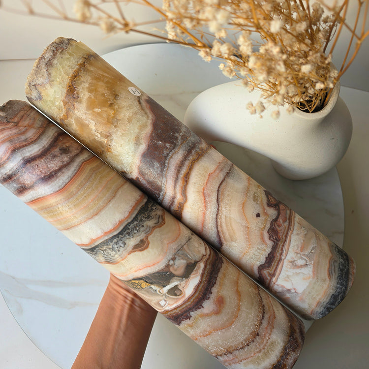Onyx Detailed Crystal Home Decor Lamp Mexico Small - Crystals and Me | Crystal Candles and Ethically Sourced Crystals