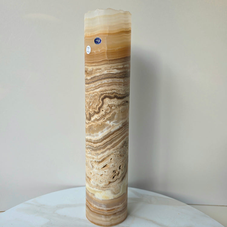 Onyx Earth Tone Crystal Home Decor Single Lamp Mexico Small - Crystals and Me | Crystal Candles and Ethically Sourced Crystals