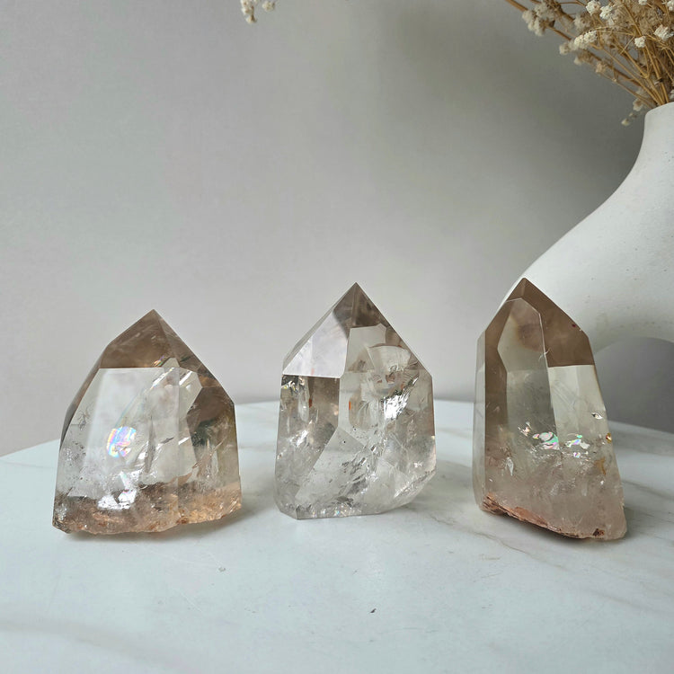 Natural Citrine Crystal with Rainbow AAA High Quality Brazil Collectors Piece - Crystals and Me | Crystal Candles and Ethically Sourced Crystals