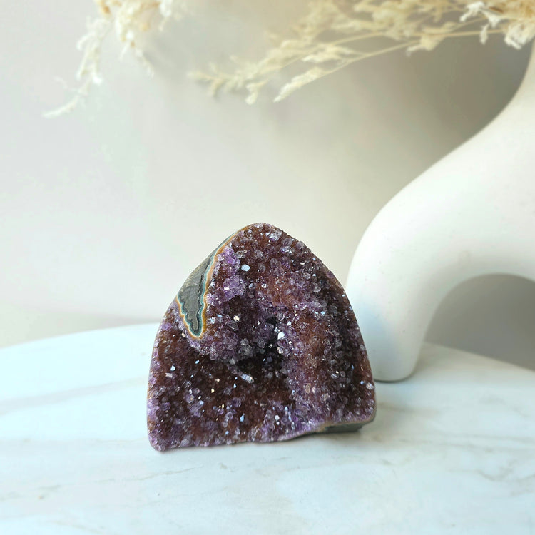 Rainbow Amethyst Crystal Cluster High Quality Brazil