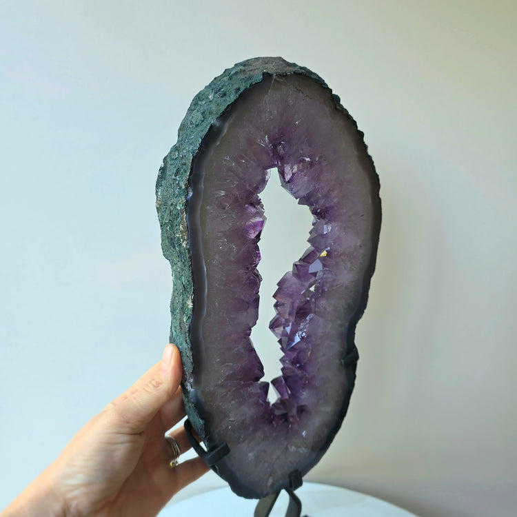 Amethyst Crystal Portal on Stand High Quality Brazil 1