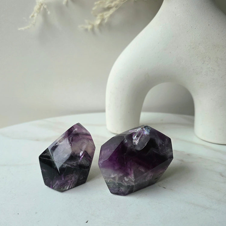 Rainbow Fluorite Crystal Free-Form High Quality China