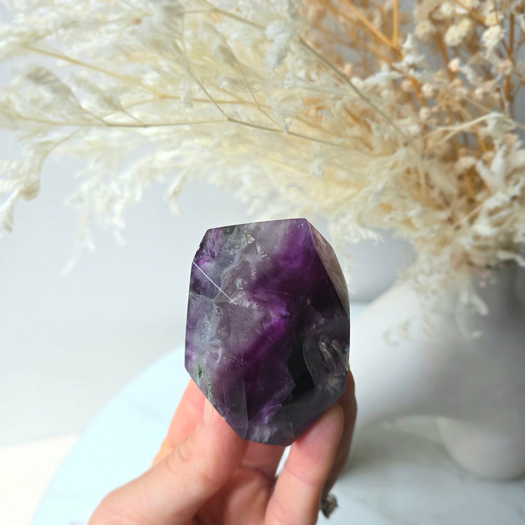 Rainbow Fluorite Crystal Free-Form High Quality China