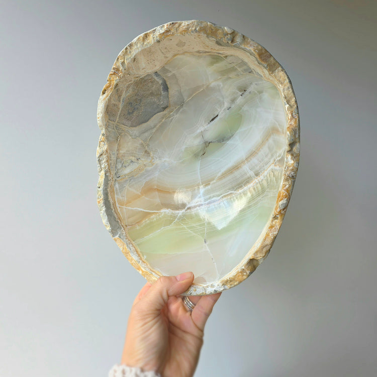 Calcite Crystal Decor Bowl Polished High Quality Mexico L