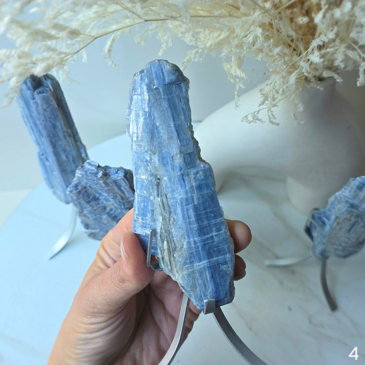Blue Kyanite Crystal Cluster High Quality Brazil Large