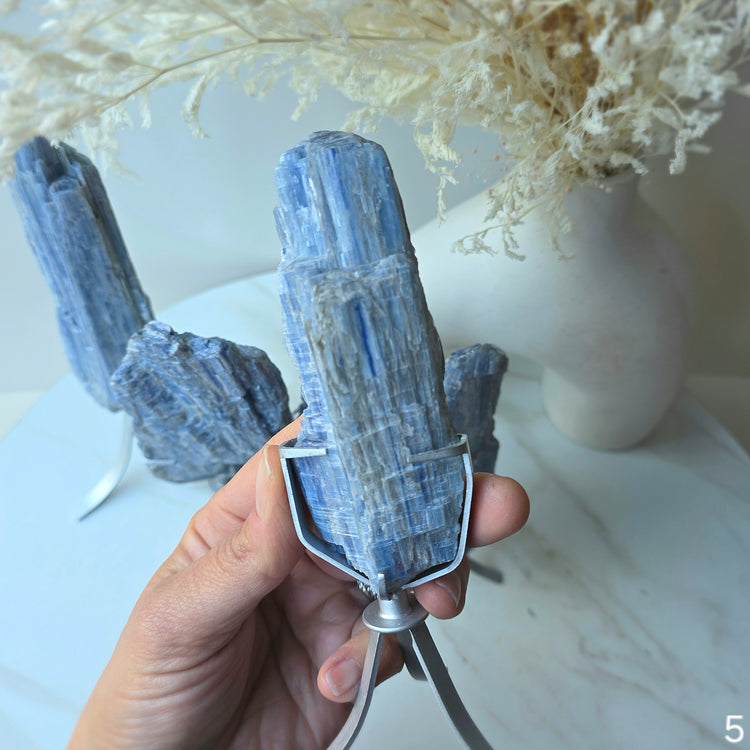 Blue Kyanite Crystal Cluster High Quality Brazil Large