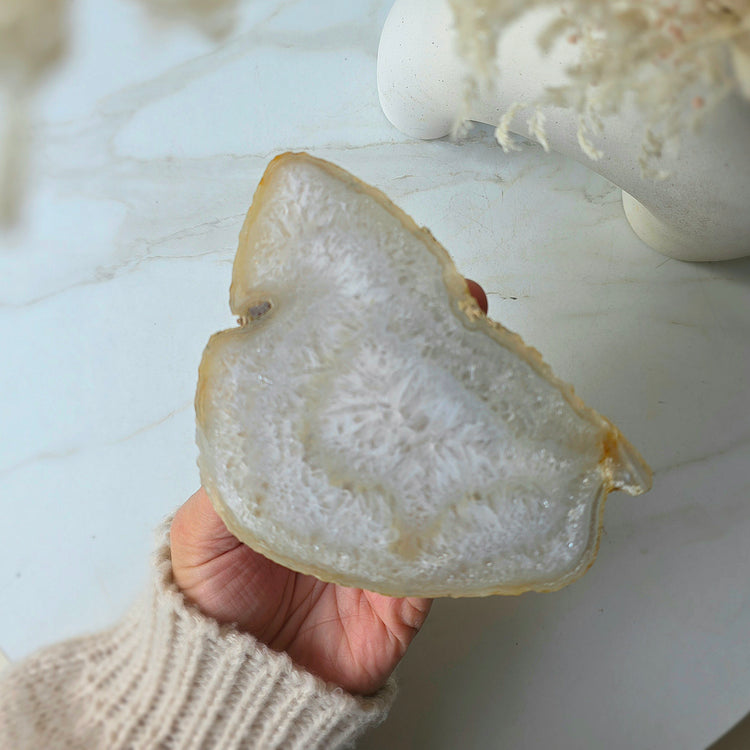 Agate Crystal Slab Slice