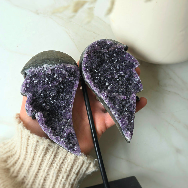 Amethyst Crystal Angel Wings High Quality Brazil 2