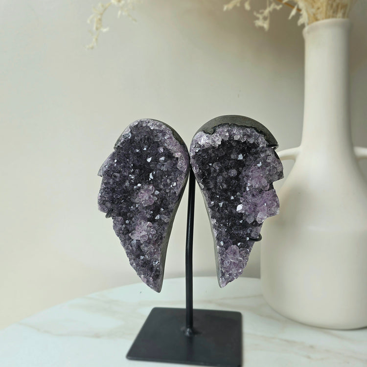 Amethyst Crystal Angel Wings High Quality Brazil 1