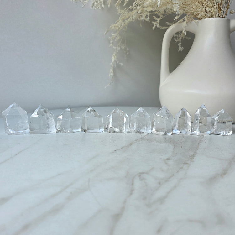 Clear Quartz Crystal Point AAA High Quality Brazil