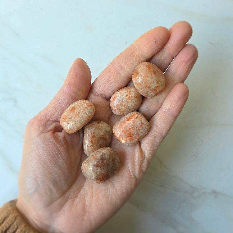 Sunstone Crystal Tumbled Stone