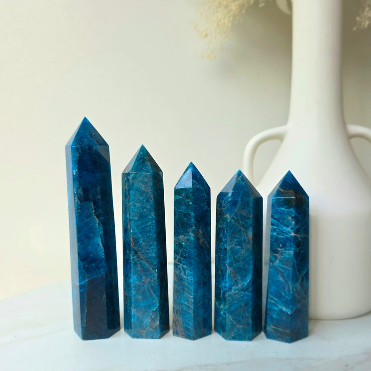 Apatite Crystal Tower Point Obelisk High Quality Madagascar