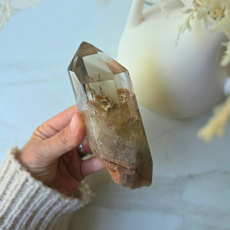 Natural Citrine Crystal Polished Point Collectors High Quality Brazil