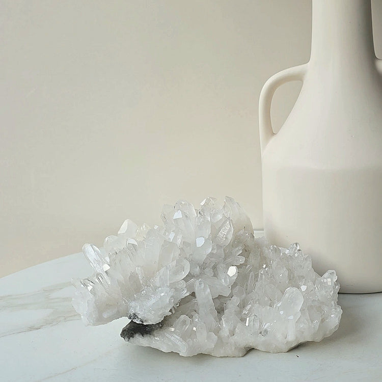 Clear Quartz Crystal Cluster High Quality Brazil
