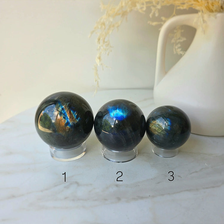 Labradorite Crystal Sphere Madagascar
