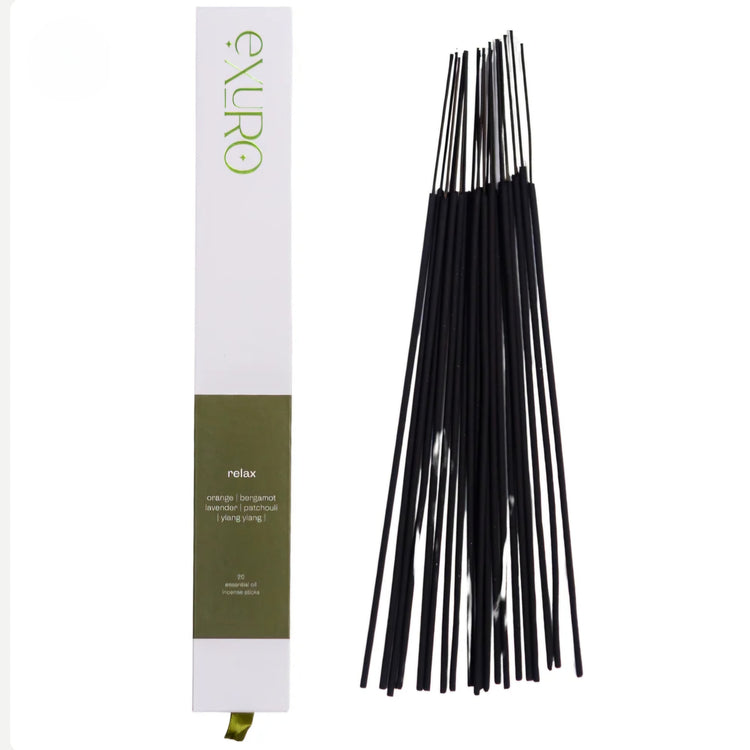 Exuro Insense 'RELAX' Australian Made Essential Oil Incense