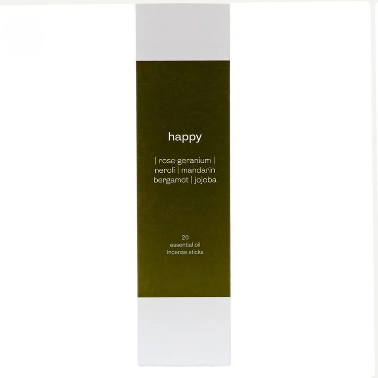 Exuro 'HAPPY' Australian Made Essential Oil Incense
