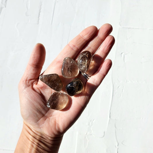 Smokey Quartz Tumbled Stones - Crystalsandme