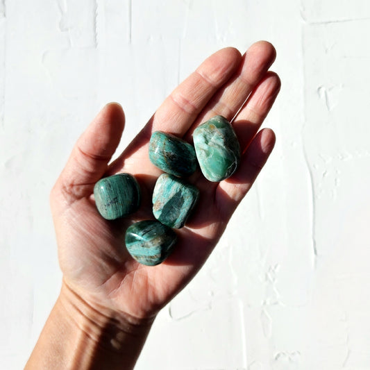 African Jade Tumble Stone - Crystals and Me | Crystal Candles and Ethically Sourced Crystals