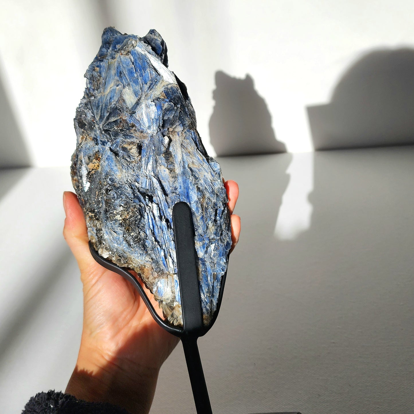 Blue Kyanite on Stand - Crystalsandme