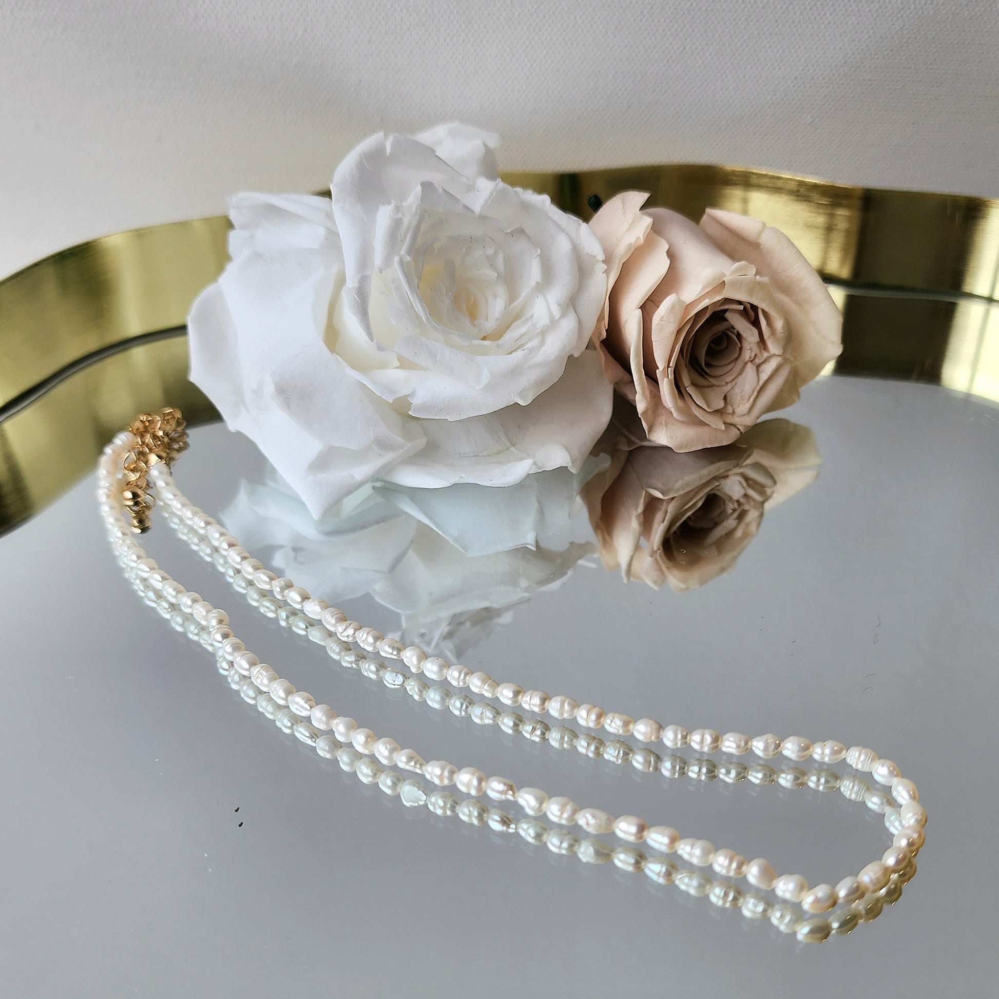 Fresh Water Pearl Necklace 925 - Crystals and Me | Crystal Candles and Ethically Sourced Crystals