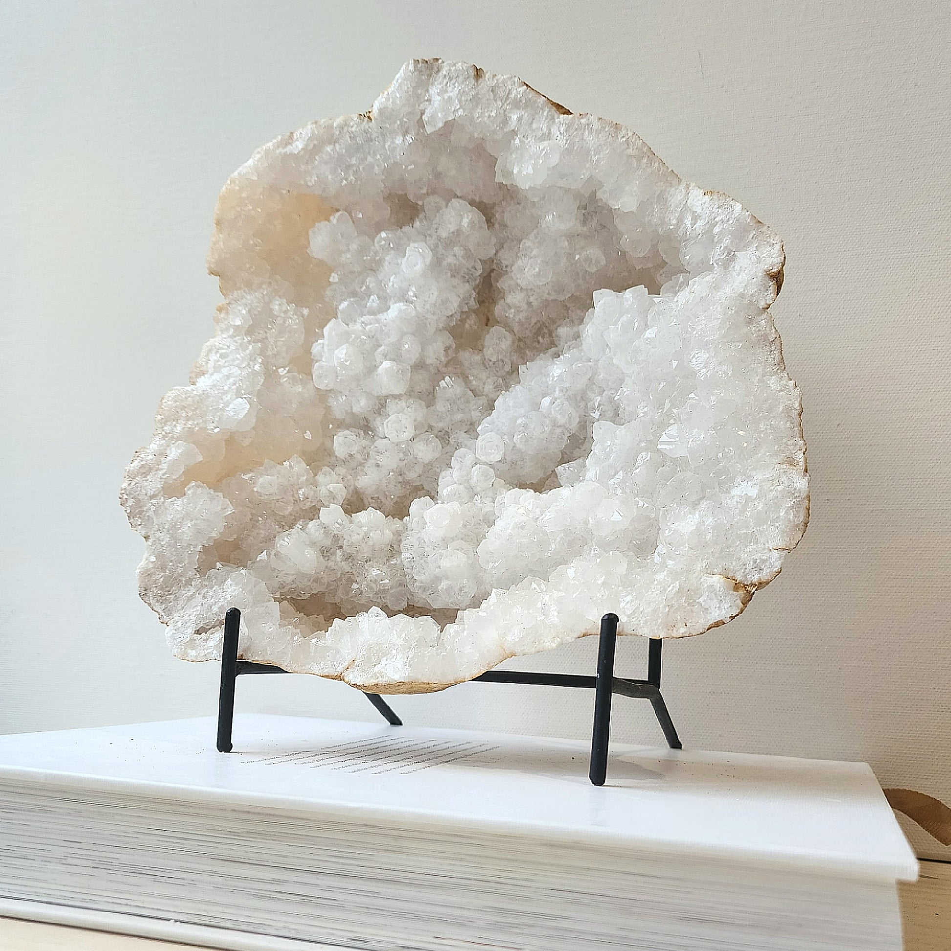 Moroccan Clear Quartz Geode XL 3 - Crystalsandme