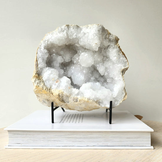 Morrocan Clear Quartz Geode XL 8 - Crystals and Me | Crystal Candles and Ethically Sourced Crystals