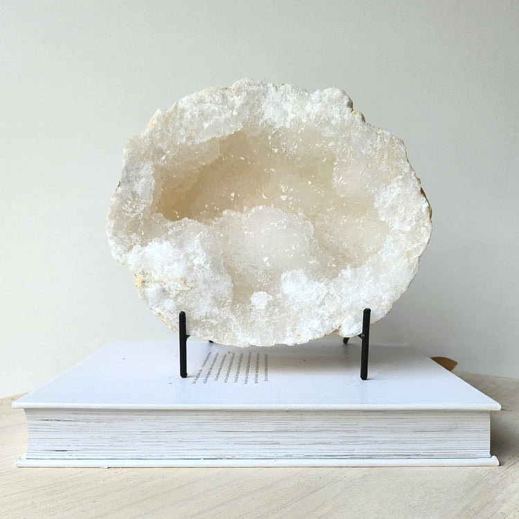 Moroccan Clear Quartz Geode XL 9 - Crystals and Me | Crystal Candles and Ethically Sourced Crystals