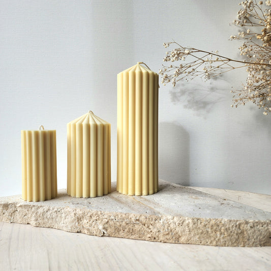 Lemon Pillar Candle