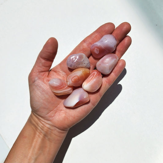Apricot Agate Tumble - Crystals and Me | Crystal Candles and Ethically Sourced Crystals