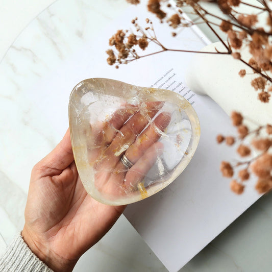 Clear Quartz Calved Bowl - Crystals and Me | Crystal Candles and Ethically Sourced Crystals