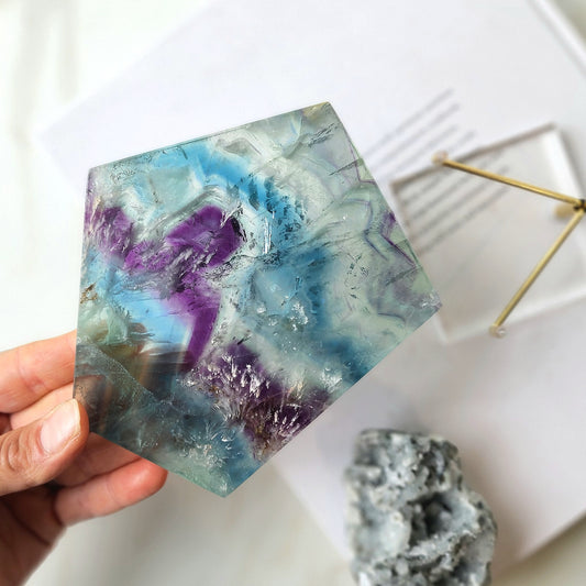 Fluorite Slab - Crystals and Me | Crystal Candles and Ethically Sourced Crystals