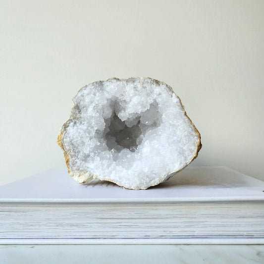 Moroccan Clear Quartz Geode XL 10 - Crystals and Me | Crystal Candles and Ethically Sourced Crystals