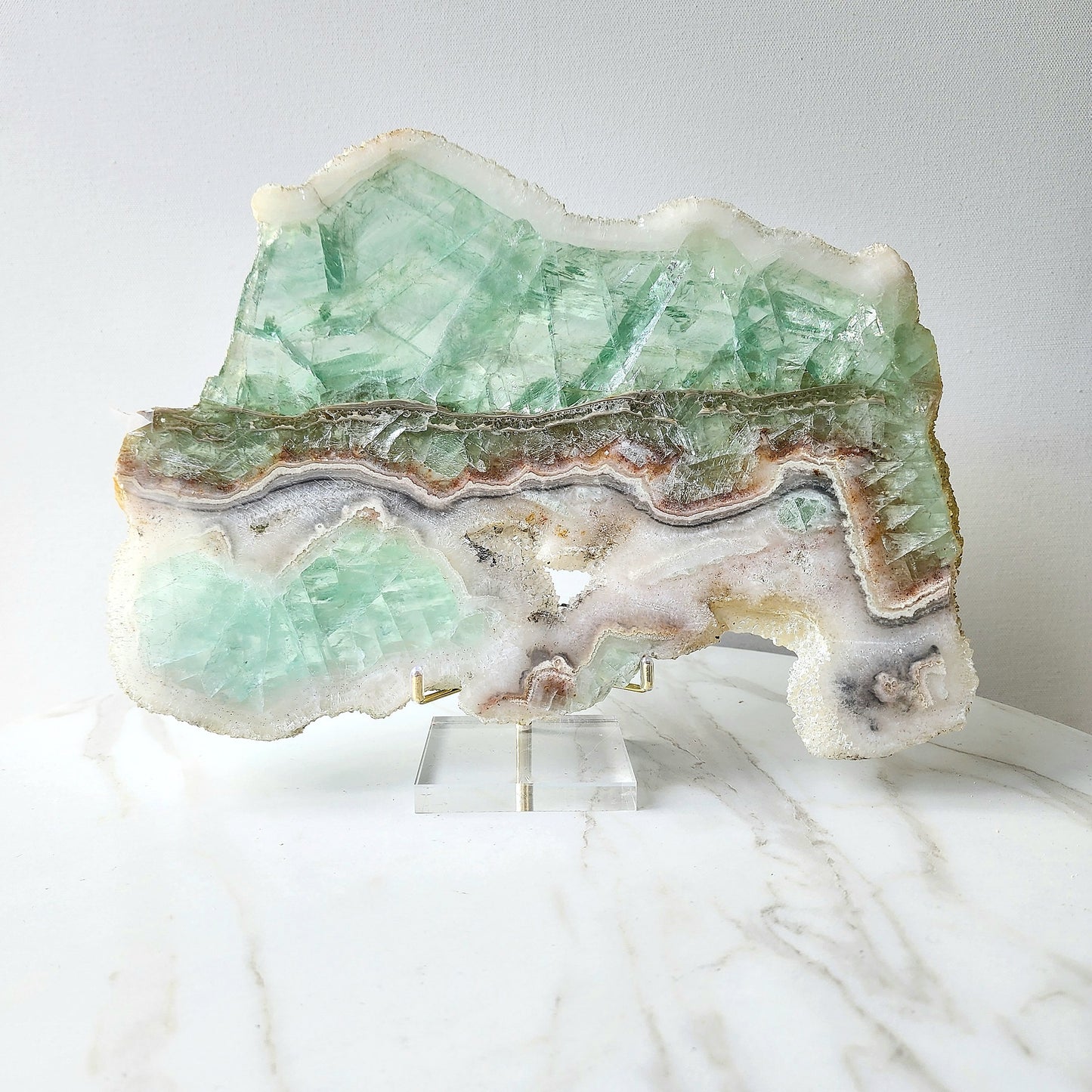 Fluorite Slab - Crystals and Me | Crystal Candles and Ethically Sourced Crystals