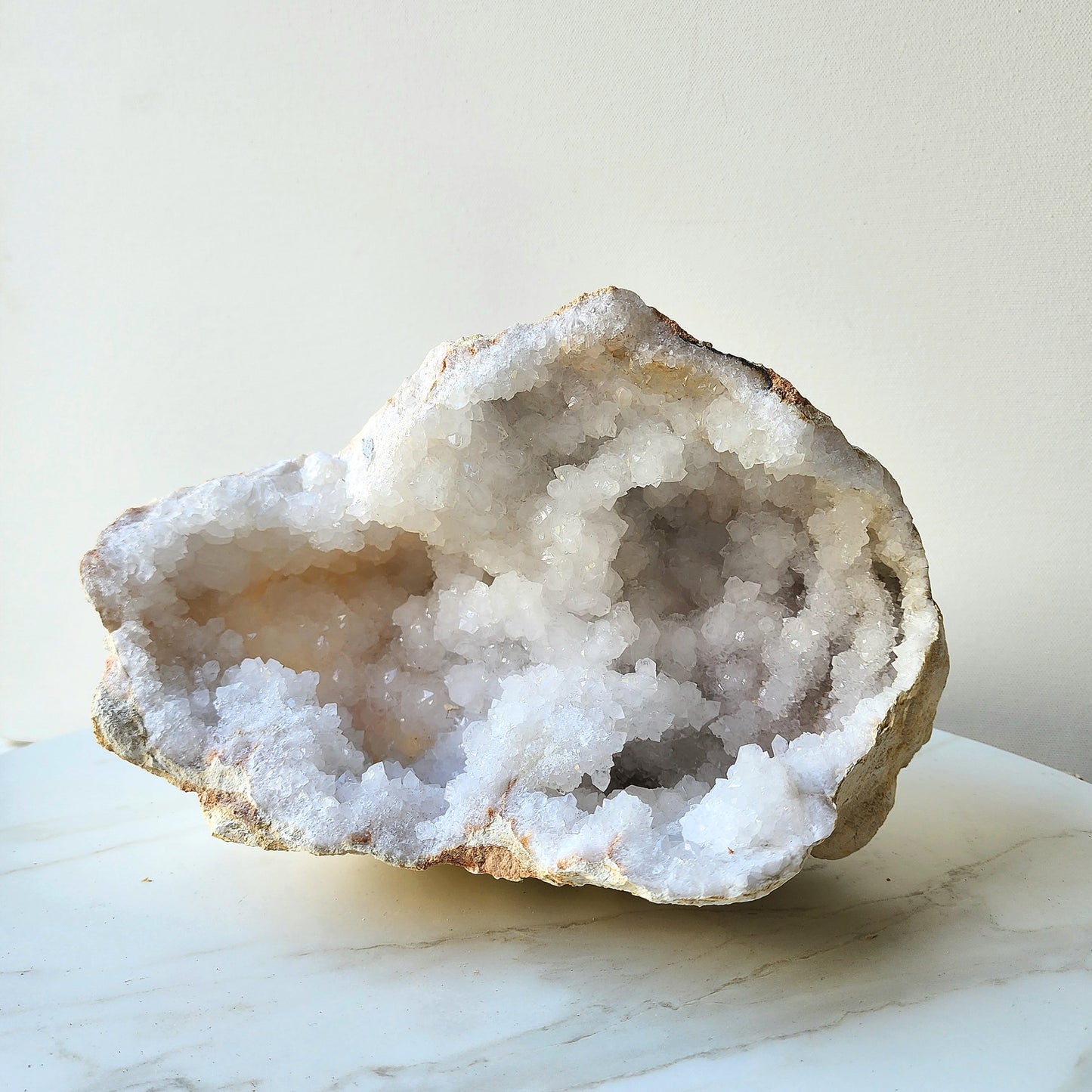 Moroccan Clear Quartz Geode XL 6 - Crystals and Me | Crystal Candles and Ethically Sourced Crystals