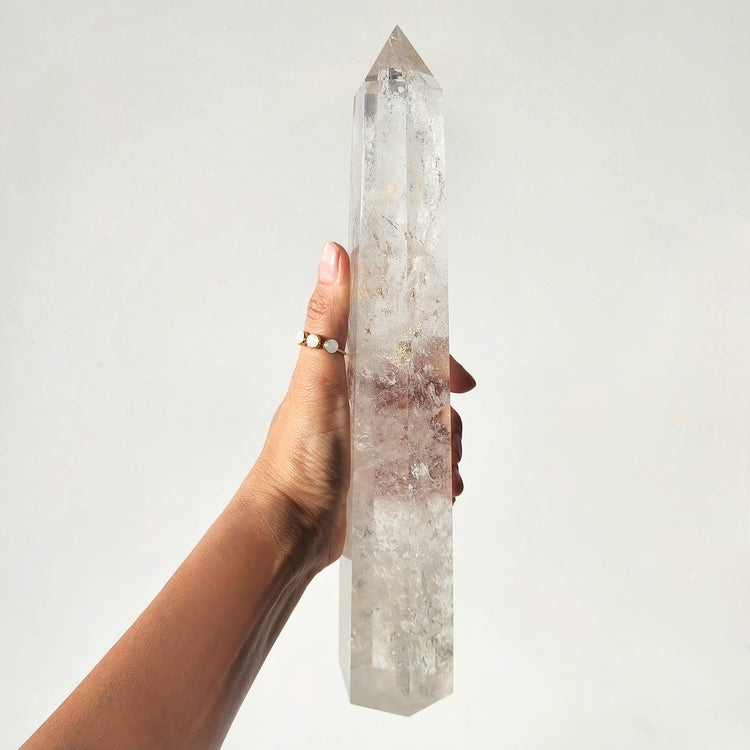 Clear Quartz Obelisk Tower XL