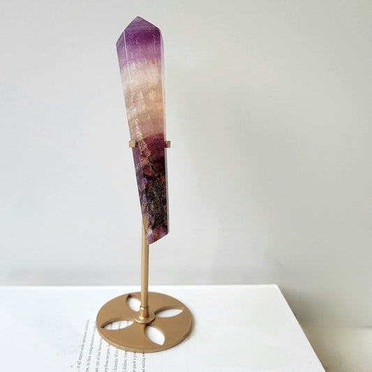 Fluorite Wand with Stand