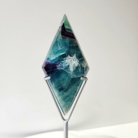 Fluorite Diamond on stand 5