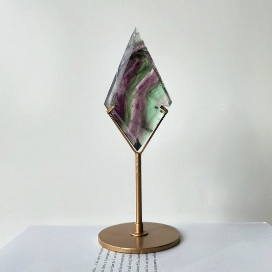 Fluorite Diamond on stand 3