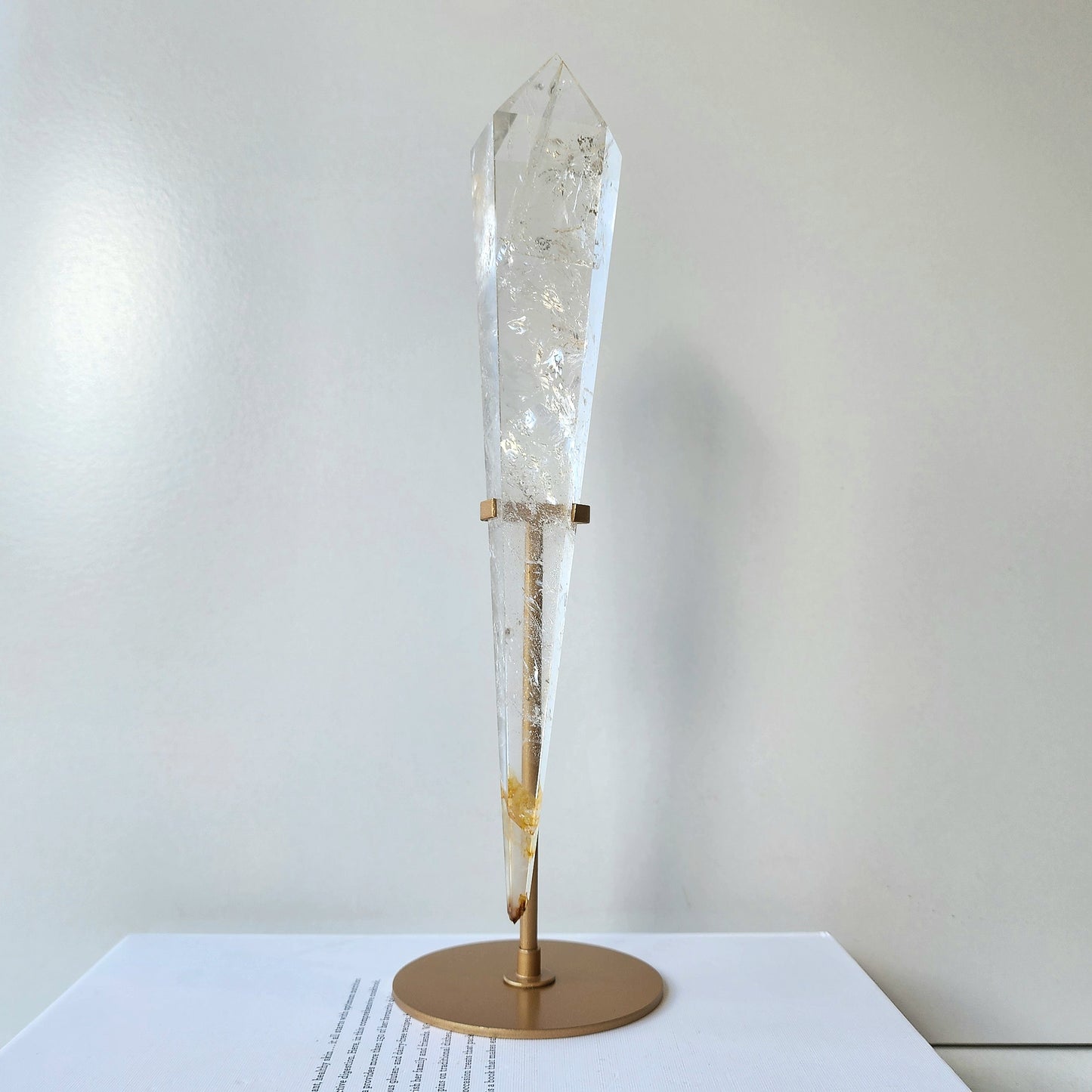 Clear Quartz Wand with stand