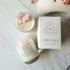 'Confident and Worthy' Rose Quartz Crystal Candle 200g - Crystals and Me | Crystal Candles and Ethically Sourced Crystals