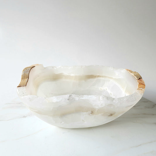 Aragonite Bowl XL 1 - Crystals and Me | Crystal Candles and Ethically Sourced Crystals