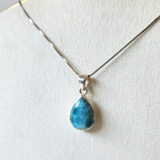 Larimar Sterling Silver Pendant