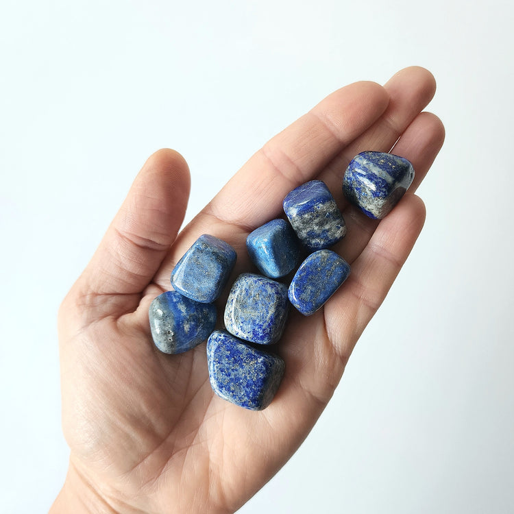 Lapis Lazuli Tumbled Stones - Crystals and Me | Crystal Candles and Ethically Sourced Crystals