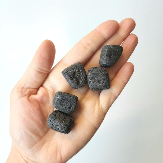 Lava Stone Tumble - Crystals and Me | Crystal Candles and Ethically Sourced Crystals