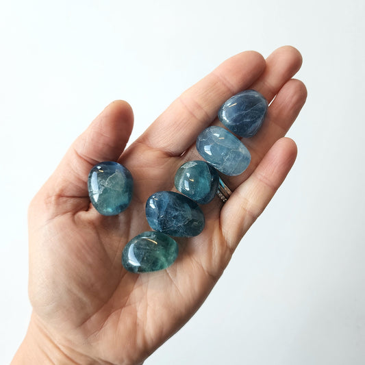 Fluorite Tumbled Stone - Crystals and Me | Crystal Candles and Ethically Sourced Crystals