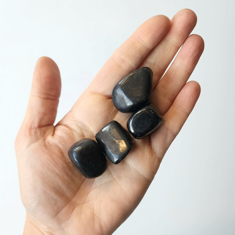 Shungite Tumbled Stone - Crystals and Me | Crystal Candles and Ethically Sourced Crystals